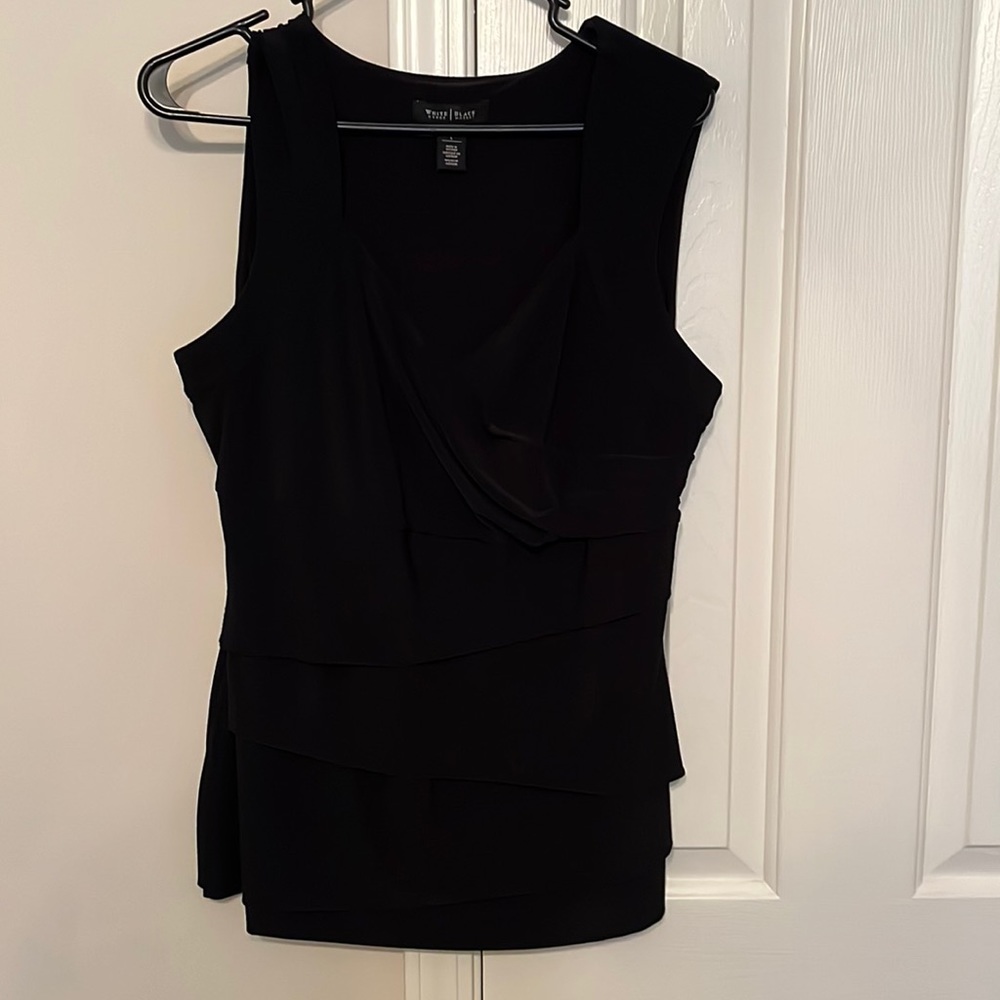 Sleeveless White House Black Market Bandage Blouse-L